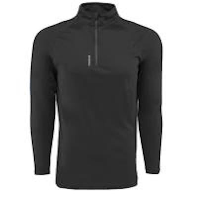 REEBOK MEN'S PLAY DRY 1/4 ZIP JACKET (BLACK SIZE S)