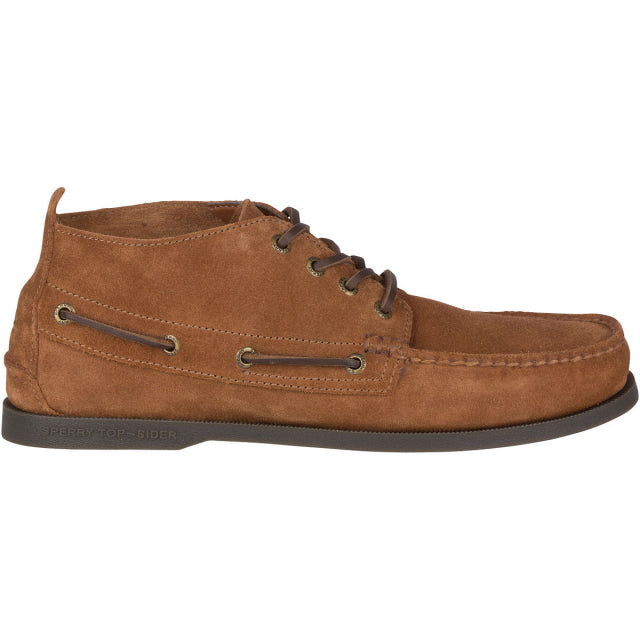 SPERRY MEN'S A/O CHUKKA SUEDE SHOE (DARK TAN SIZE 7 US)
