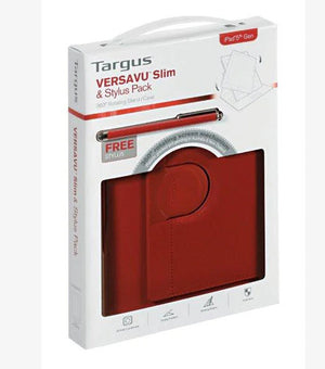 Targus VERSAVU Slim & Stylus Pack RED Free Nationwide Delivery
