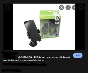 iq Smart Solutions Universal Smartphone Dash/Windshield Mount SHM-UCG