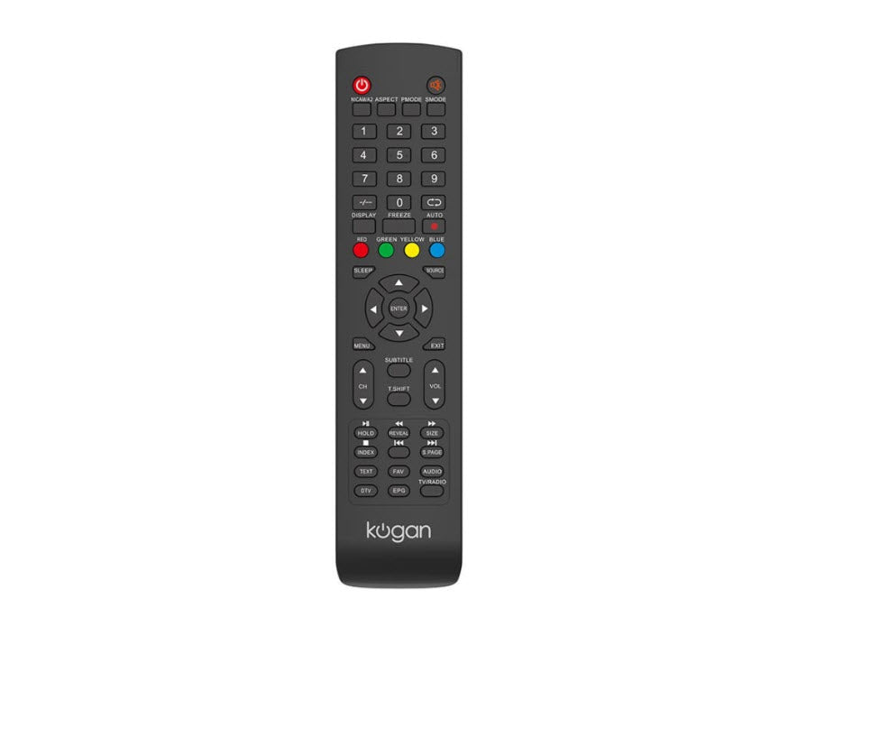 Kogan TV Remote Control (Q001) for Kogan 24” LED TV (Series 5, DH5200)