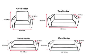 Ovela 4 Seater Sofa Cover Waffle (Grey)