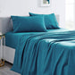 Ovela Cotton Flannelette Bed Sheet Set (Single, Teal)