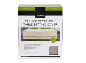 Excalibur Outdoor Living 13 Piece Cube Dining Setting Cover