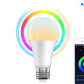 Kogan SmarterHome™ 10W Colour & Warm/Cool White Smart Bulb (E27, Wi-Fi) - 4 Pack