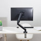 Kogan Full Motion Gas Spring Single Monitor Mount (Ostia Series - Black)