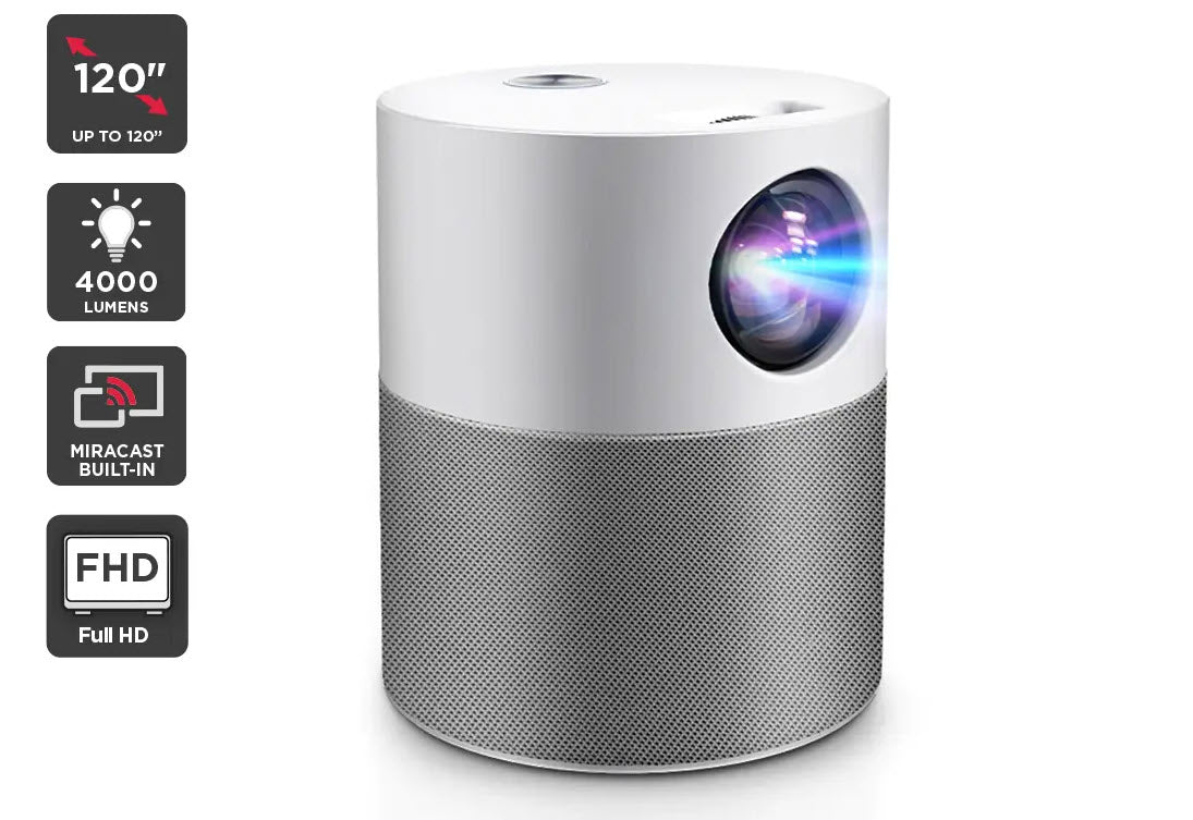 Kogan 4000 Lumens FHD Wi-Fi Mini Projector (M700) - Refurbished Electronics at Tydi NZ
