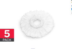 Mop Heads for Kogan Magic 360° Spin Mop with Roller Bucket (5 Pack)