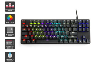 Kogan TKL Rainbow RGB Mechanical Keyboard (Blue Switch)