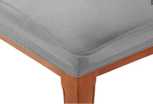 Ovela Pack of 8 Set Dining Chair Cover (Charcoal)