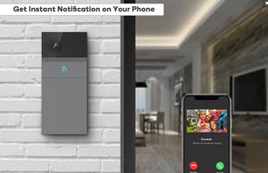 Kogan SmarterHome™ Security Camera Doorbell 2 Pro (Space Grey)