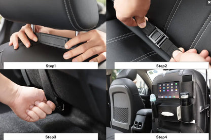 Orbis Car Back Seat Organiser with Tablet Holder (2 Pack)