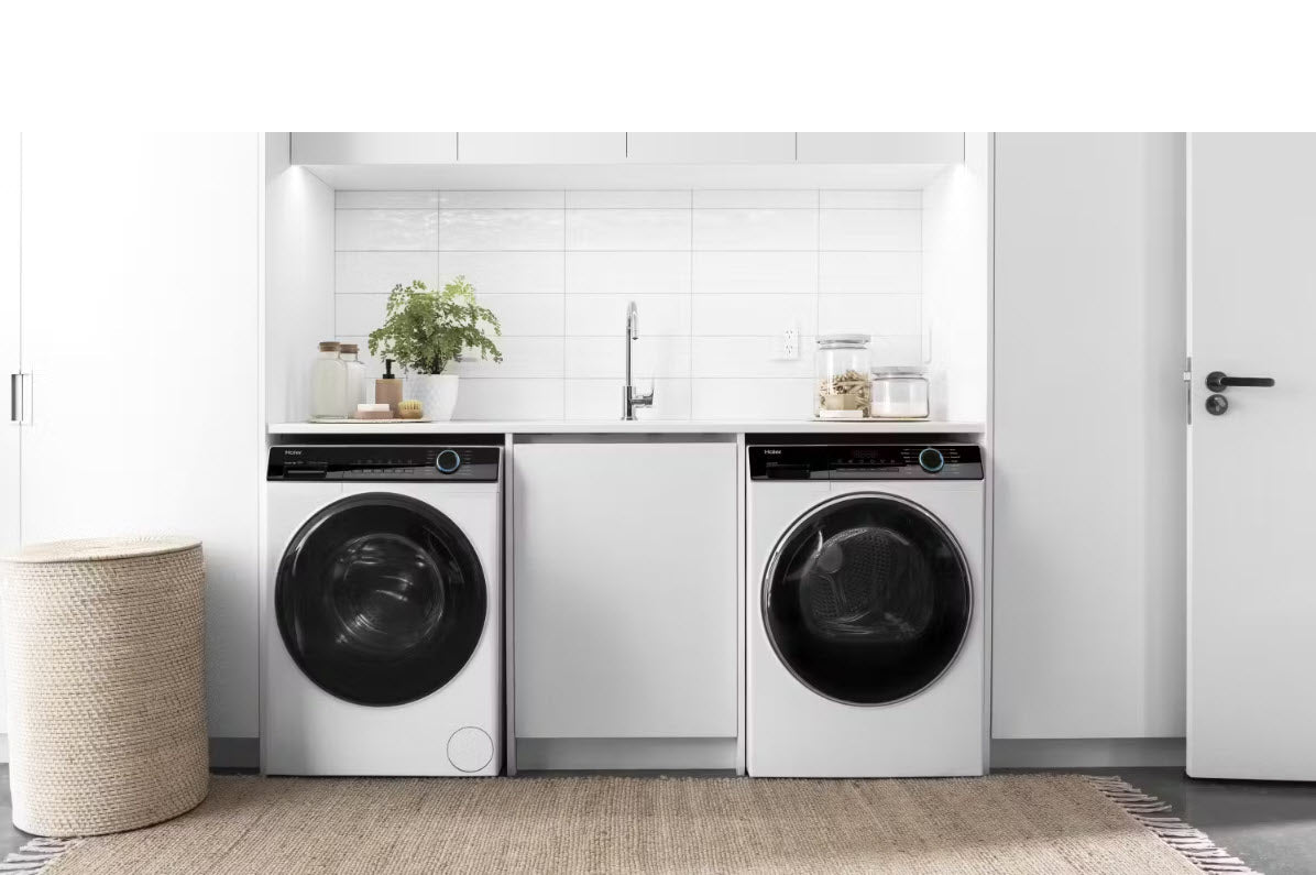 Haier 8kg Heat Pump Condenser Dryer - White (300 Series/ HDHP80A1