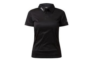 2XU WOMEN'S PERFORMANCE POLO (BLACK/BLACK SIZE XS)
