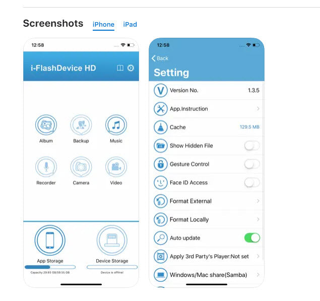 Original 4 in 1 i Flash Drive USB Micro SD&TF Card Reader