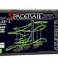 Space Rail Level 2 Steel Marble Roller Coaster Glow In The Dark