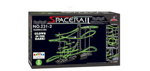 Space Rail Level 2 Steel Marble Roller Coaster Glow In The Dark