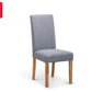 Ovela Set of 2 Kyran Fabric Dining Chairs (Ash Grey) Ovela
