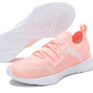 PUMA WOMEN'S FLYER RUNNER ENGINEER KNIT (ELEKTRO PEACH/PUMA WHITE SIZE 9.5US)