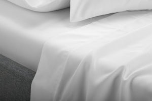 Ovela Hotel Quality 1000TC Cotton Rich Bed Sheets Set (Queen, White)