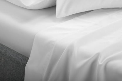 Ovela Hotel Quality 1000TC Cotton Rich Bed Sheets Set (Queen, White)