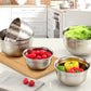 Ovela 5 Piece Stainless Steel Mixing Bowls with Airtight Lids
