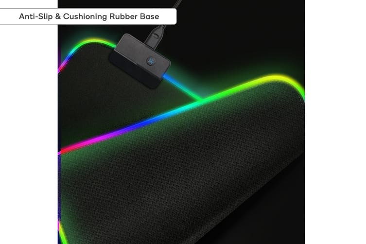 Kogan RGB LED Gaming Mouse Pad (36 x 26cm)