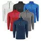 REEBOK MEN'S PLAY DRY 1/4 ZIP JACKET (WHITE SIZE S)