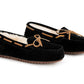 Outback Ugg Moccasins Tirari - Premium Sheepskin (Black, Size 7M / 8W US)