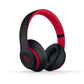 Beats Studio3 Wireless Over-Ear Headphones - Defiant Black/Red - With Pure Active Noise Cancellation