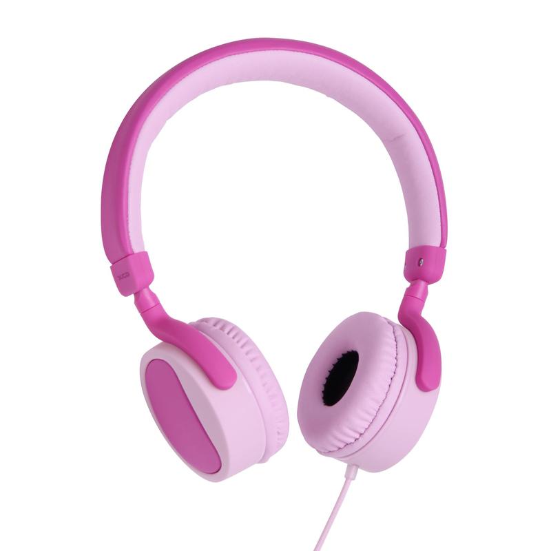 XCD Kids Wired On-ear Headphones (Pink)