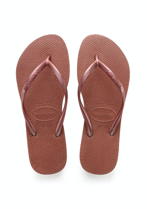 HAVAIANAS SLIM NUDE BRONZE (37/38 BR)