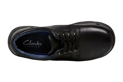 Clarks Boys' Matter Shoe (Black E Standard, Size 10.5 UK)