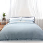 Trafalgar Hotel Quality 1200TC Cotton Rich Quilt Cover Set (King, Blue)