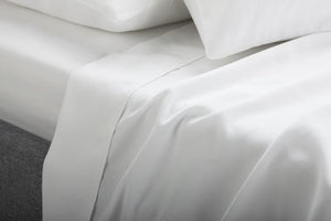 Trafalgar Hotel Quality 1500TC Cotton Rich Bed Sheets Set (King, White)