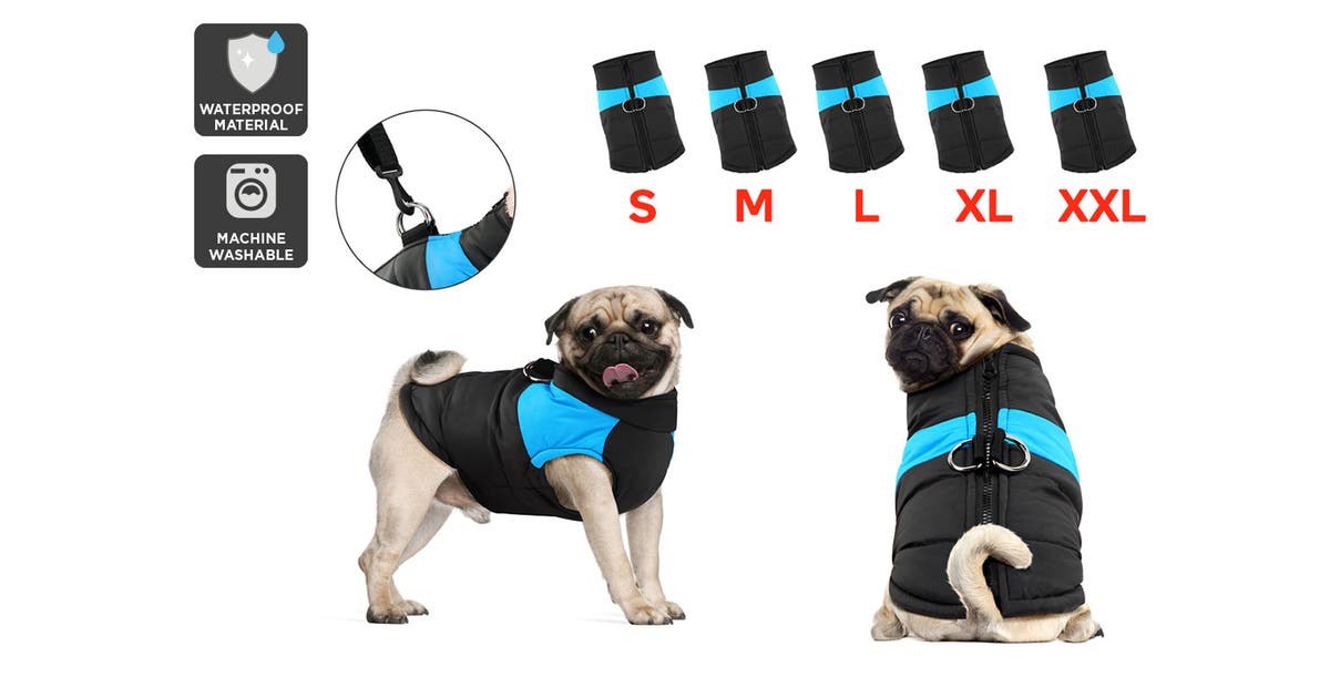 Pawever Pets Waterproof Dog Jacket (Medium)