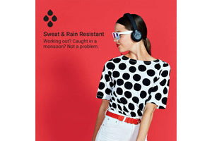 Jam Been There Wireless Bluetooth On-Ear Headphones w/ Mic for Smartphones Black