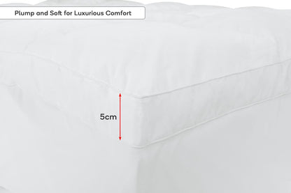 Ovela 1000GSM Bamboo Fibre Pillowtop Mattress Topper (Double)