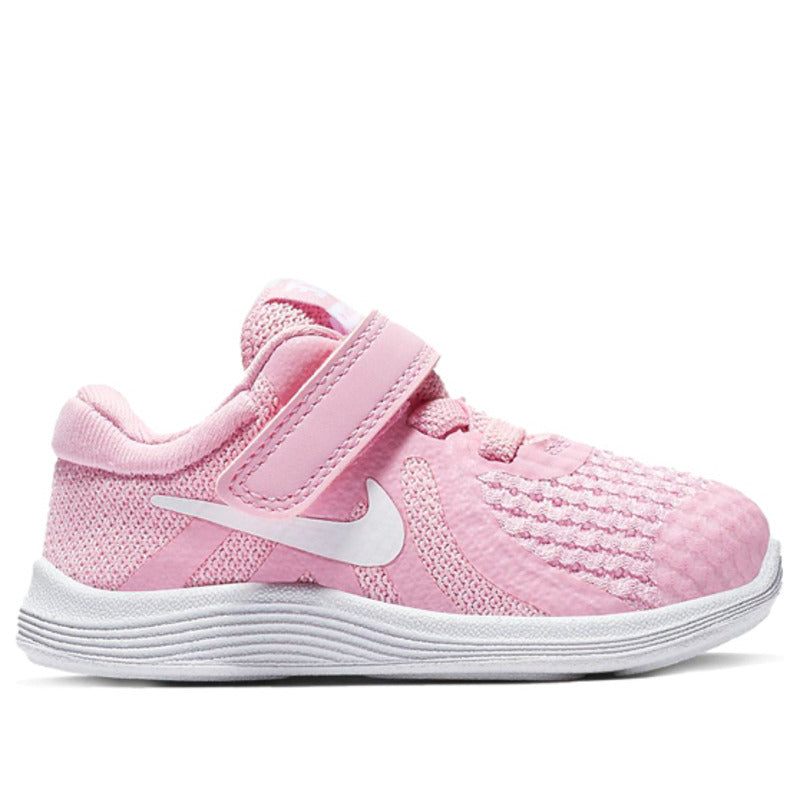 NIKE REVOLUTION 4 (PS US) GIRLS' PRE-SCHOOL SHOE (PINK RISE/WHITE SIZE 11C US)