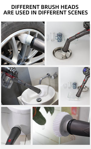 New Design Electric Dysons V7/8/10/11 Vacuum Cleaner Drill Brush for Bathroom ,Cleaner