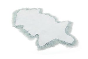 Shangri-La 100% Tibetan Lambskin Rug (Light Grey) (90cmx50cm)