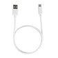 1m USB-A to USB-C Cable White