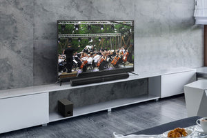 2.1Ch 100W Detachable Dolby Soundbar with Wireless Subwoofer