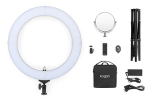 Kogan 19" LED Ring Light - no tripod
