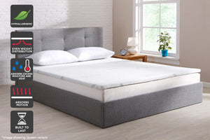 Ovela Bamboo Memory Foam Mattress Topper KING