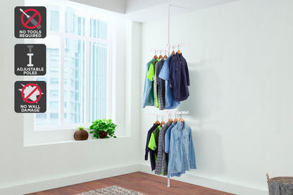 Ovela Adjustable Telescopic Clothes Hanger