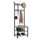 Ovela Hallway 9 Hook Coat Rack (Black)