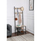 Ovela Hallway 9 Hook Coat Rack (Black)