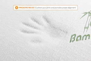 Ovela Bamboo Memory Foam Mattress Topper (Single )