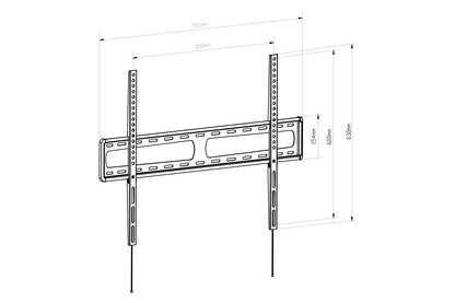 Kogan Ultra Low Profile Fixed TV Wall Mount for 47" - 90" TVs
